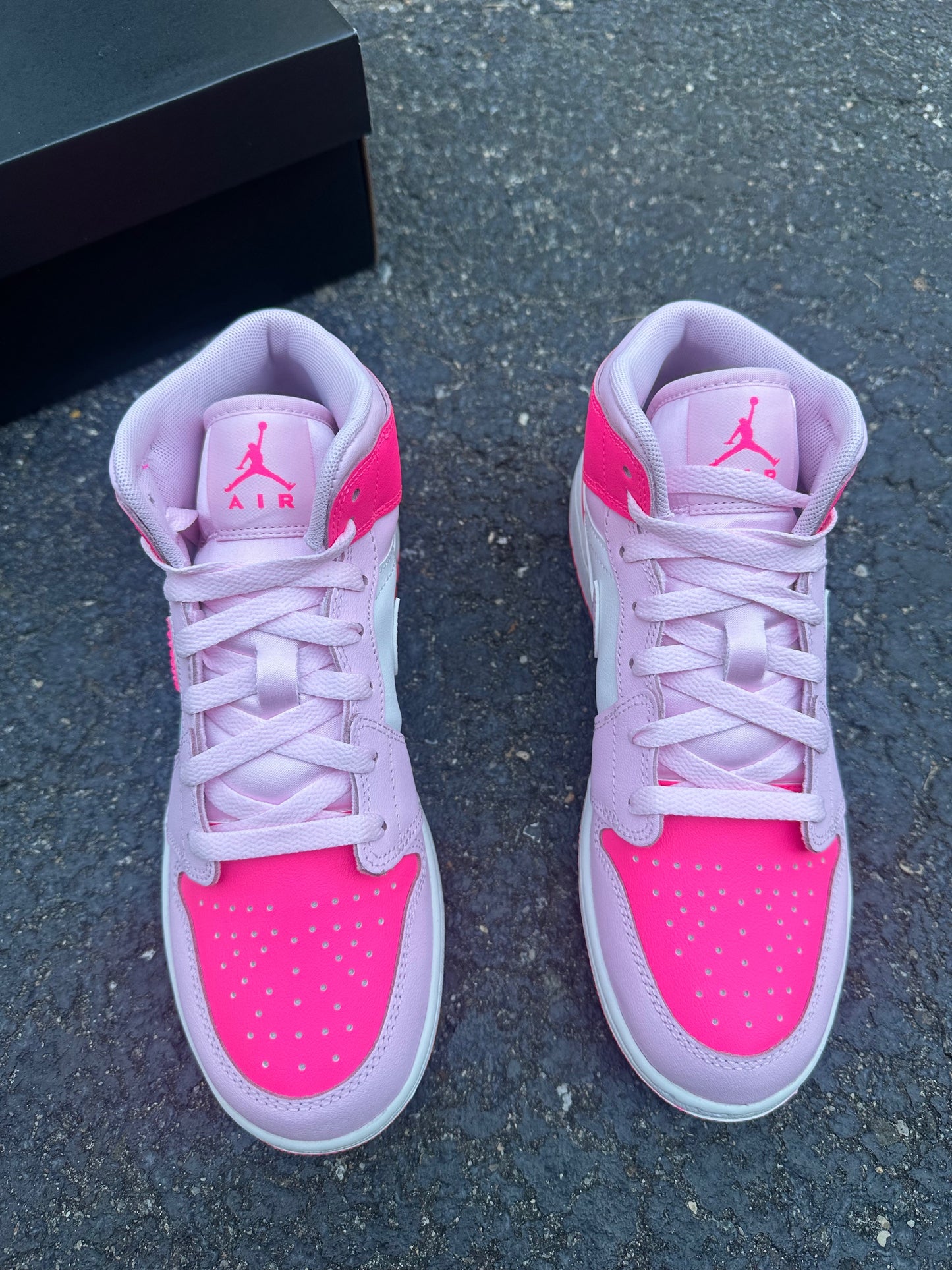 Barbie Nike Air Jordan Hot Pink Mids