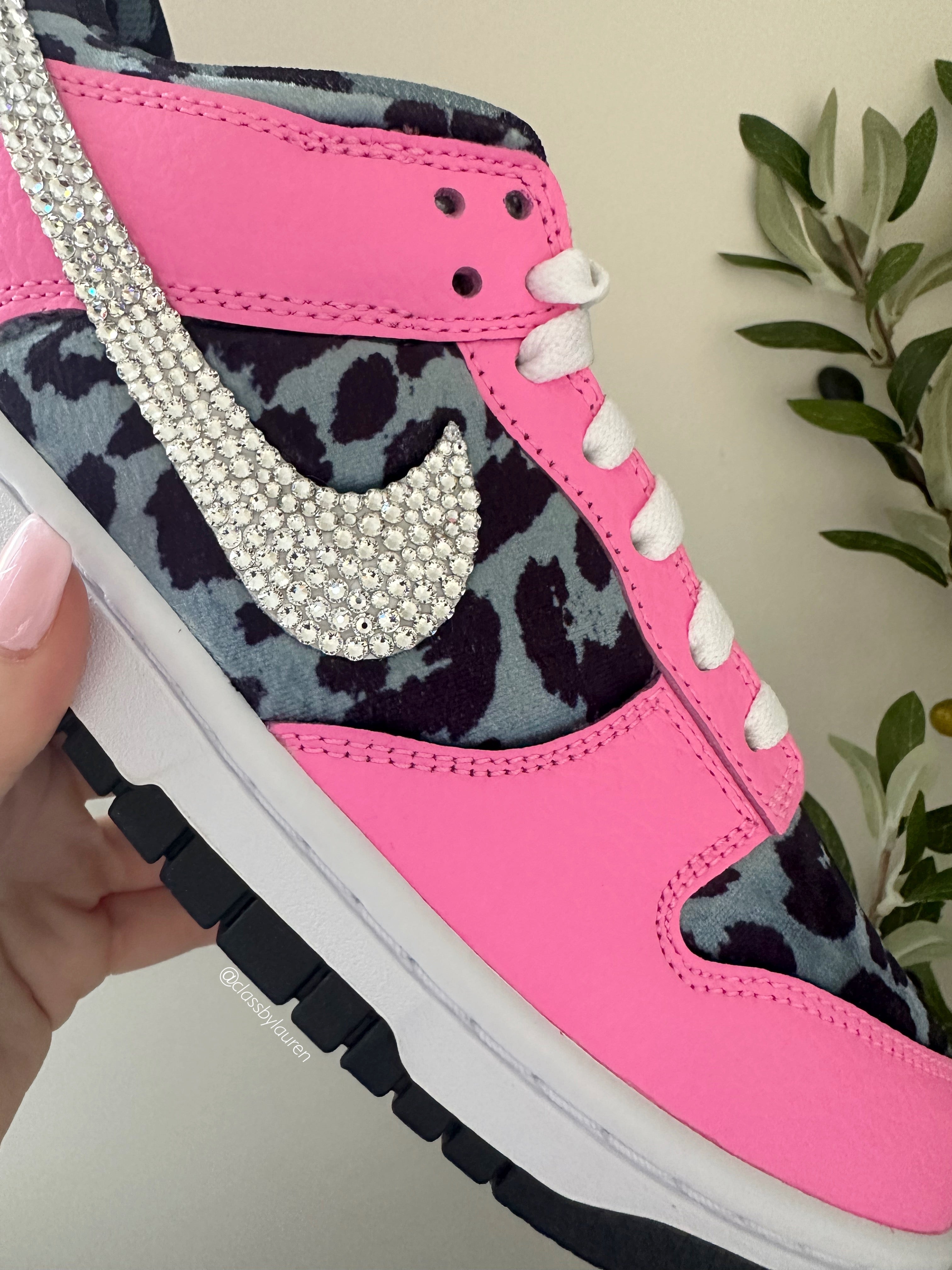 nike pink cheetah