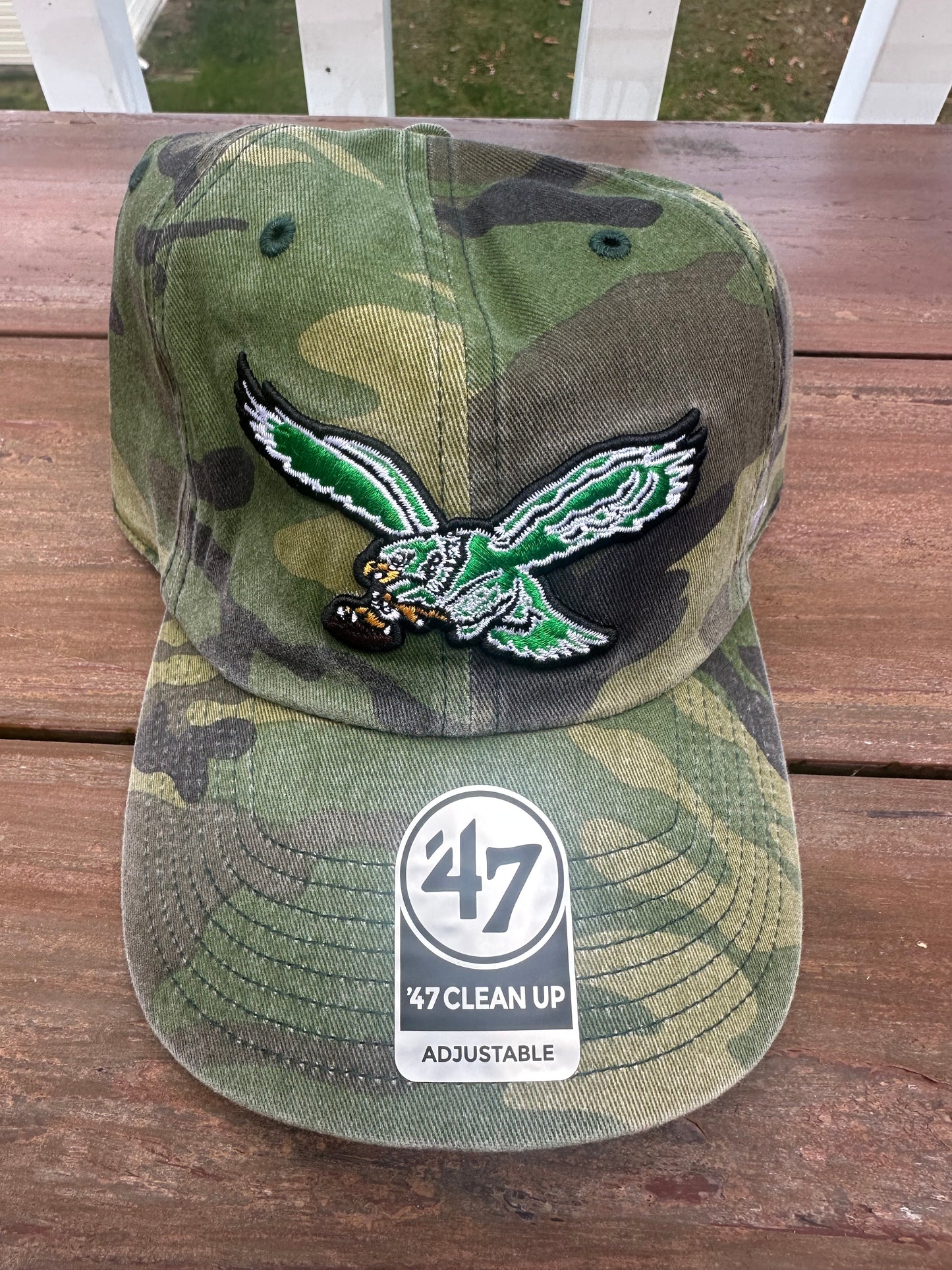 Philadelphia Eagles Kelly Green Camo Hat