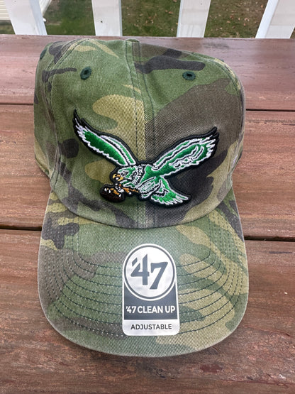 Philadelphia Eagles Kelly Green Camo Hat