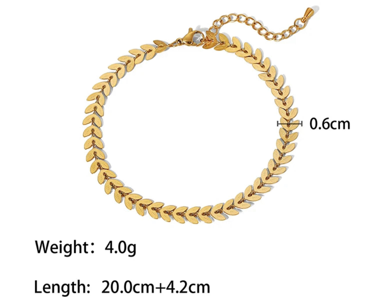 Bella Gold Anklet