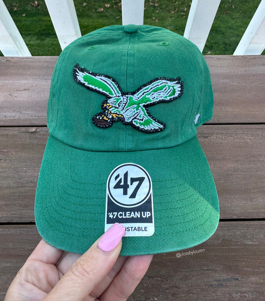 Philadelphia Eagles Kelly Green Camo Hat