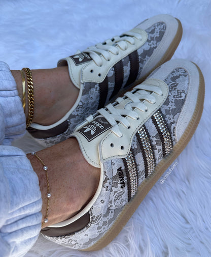 New Fall Espresso ☕️ Lace Adidas Samba