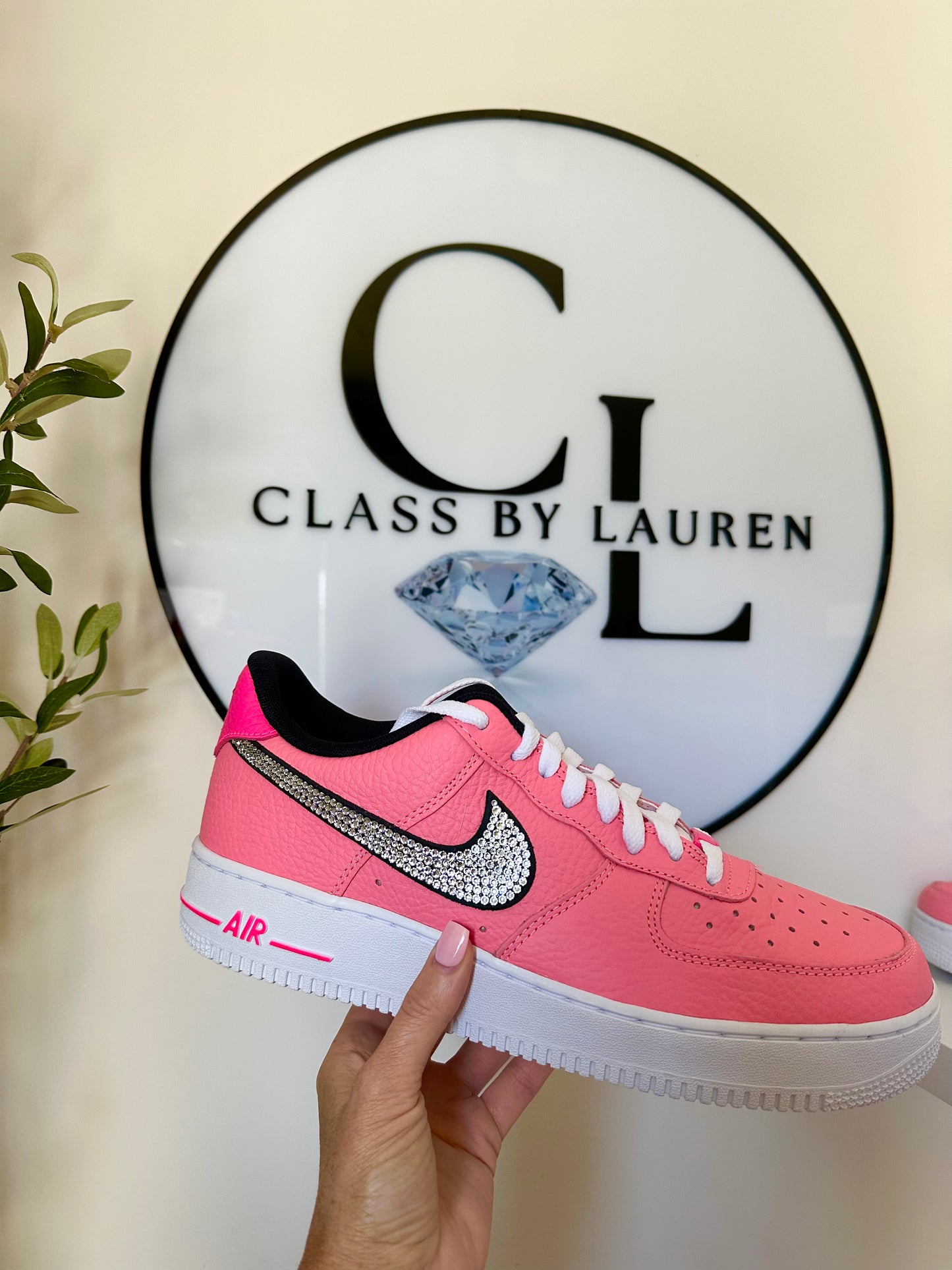 Pink Nike Air Force 1