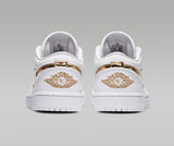 Nike Air Jordan 1 Metallic White Gold