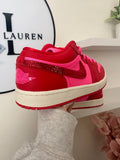 Women Satin Nike Air Jordan Pink/Red
