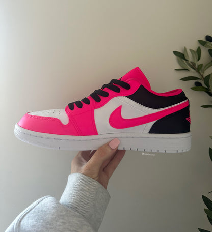 Women’s Air Jordan 1 Hand Painted Hot Pink
