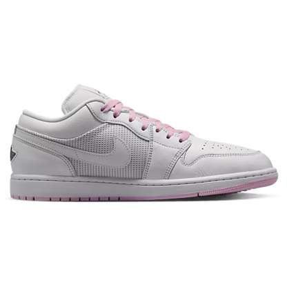 Pink Bottom White Nike Jordans
