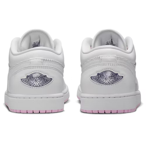 Pink Bottom White Nike Jordans