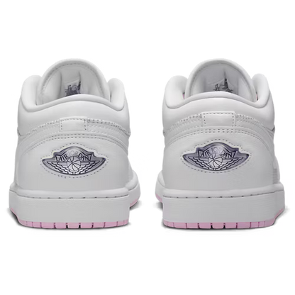 Pink Bottom White Nike Jordans
