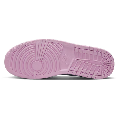 Pink Bottom White Nike Jordans