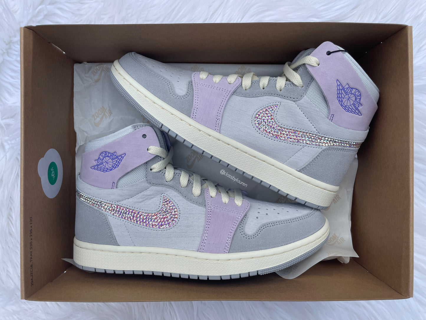 Women’s Grape Air Jordan 1 Zoom