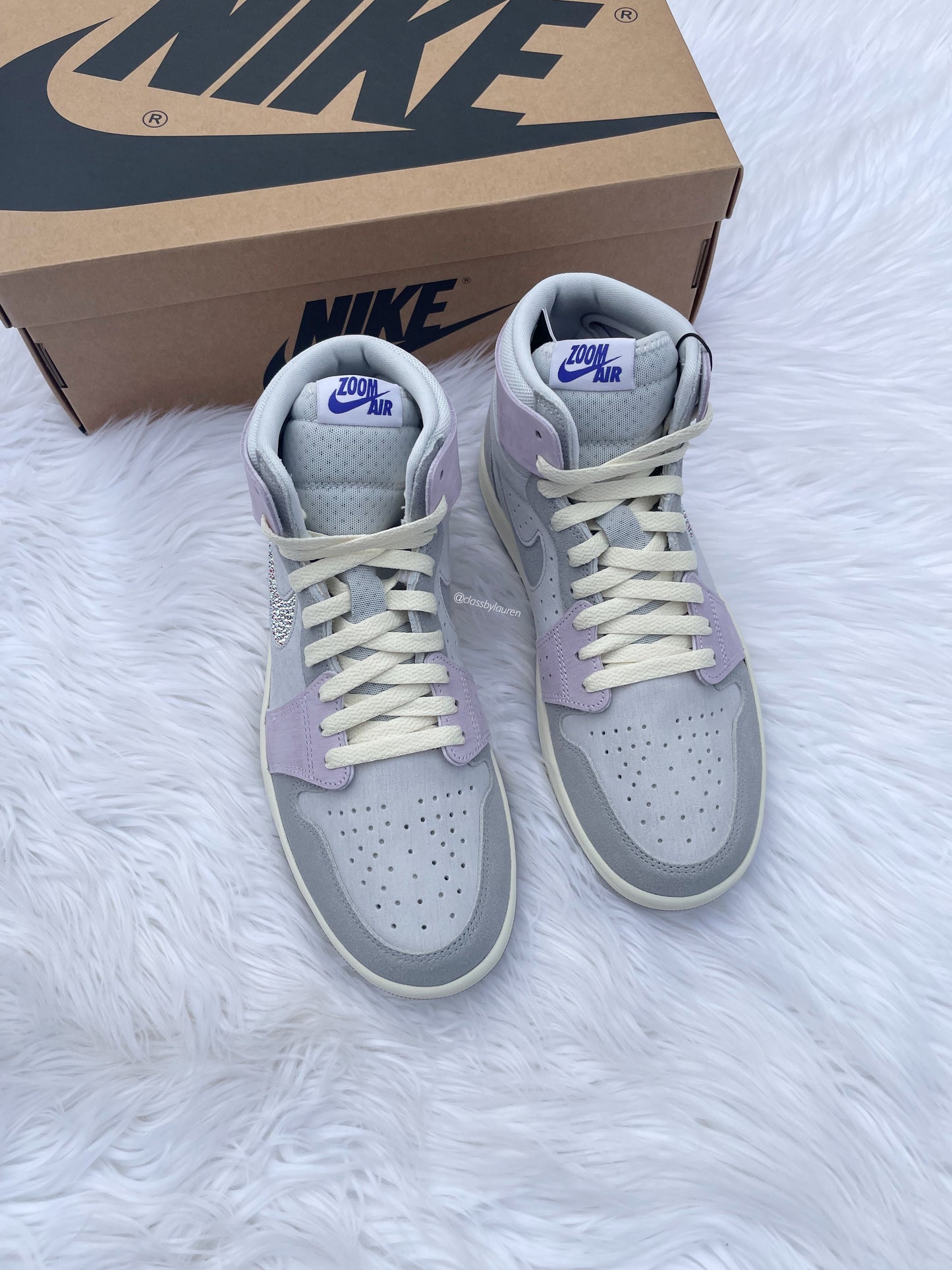 Women’s Grape Air Jordan 1 Zoom