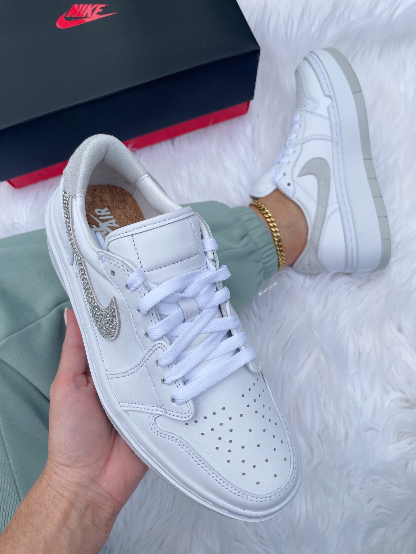 Nike Air Jordan 1 Elevate Low White