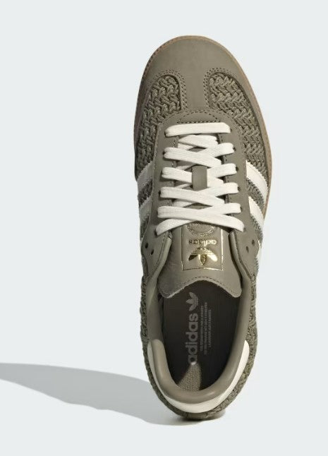 Adidas Women Knit Olive Green OG Samba