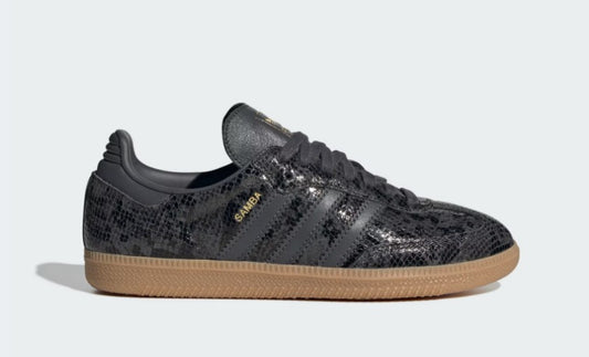 Adidas Women Black Snake Print OG Samba