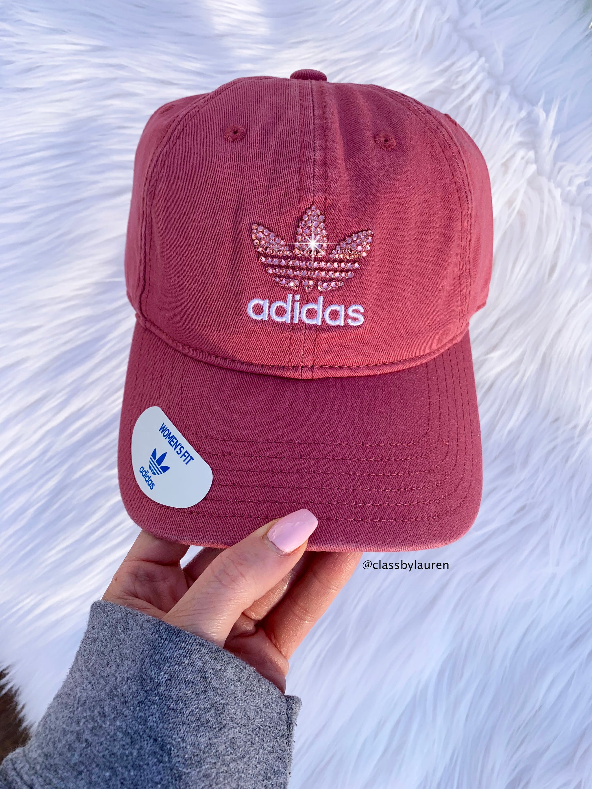 pink adidas cap