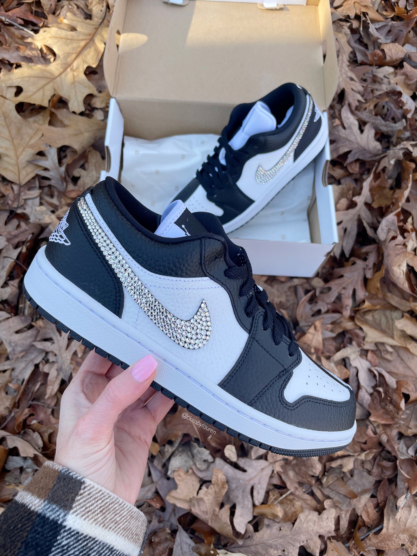 Women’s Split Panda Air Jordan Retro 1 Low