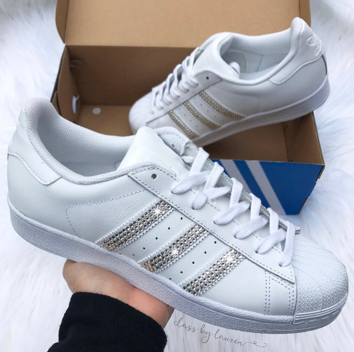 Adidas White Superstar Women Shoes