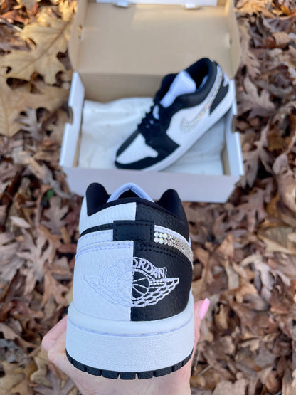 Women’s Split Panda Air Jordan Retro 1 Low