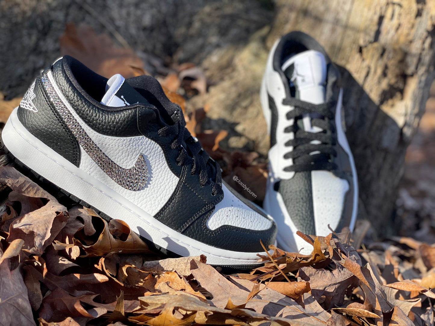 Women’s Split Panda Air Jordan Retro 1 Low